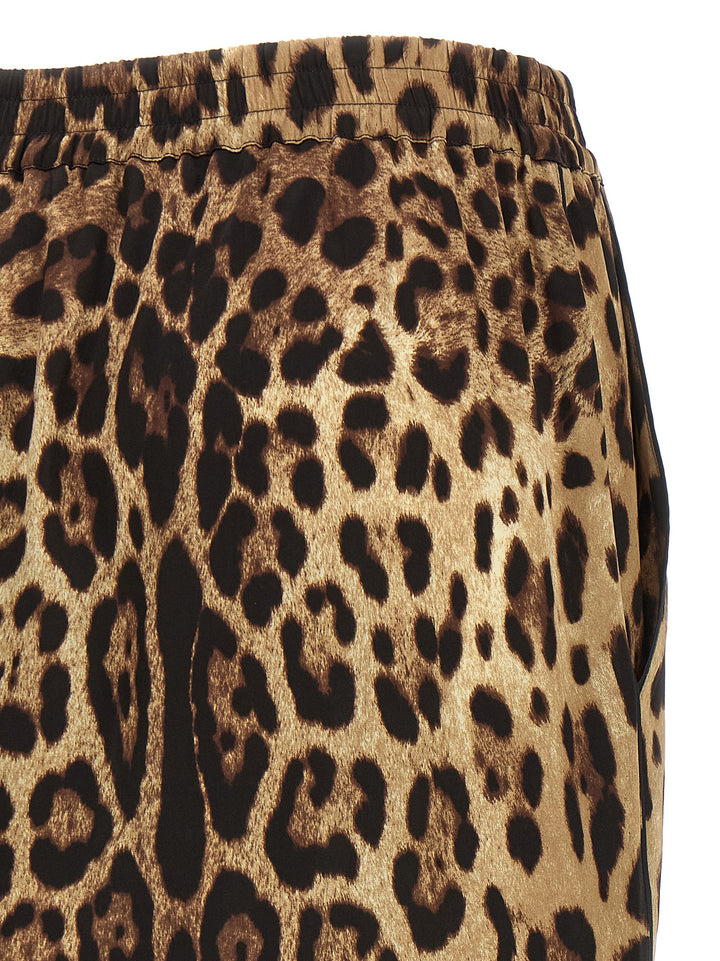 Dolce & Gabbana Leopard Shorts Bermuda e Short - Marrone | b31332ad78fb7046964d7fd392564e9a8e0cf16a