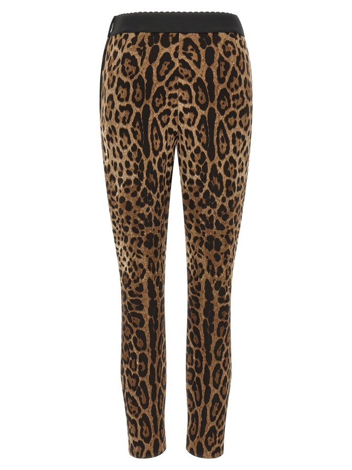 Dolce & Gabbana Leo Leggings - Marrone | 555c2d9c0dfa4f385b26137f15d105e06a756885
