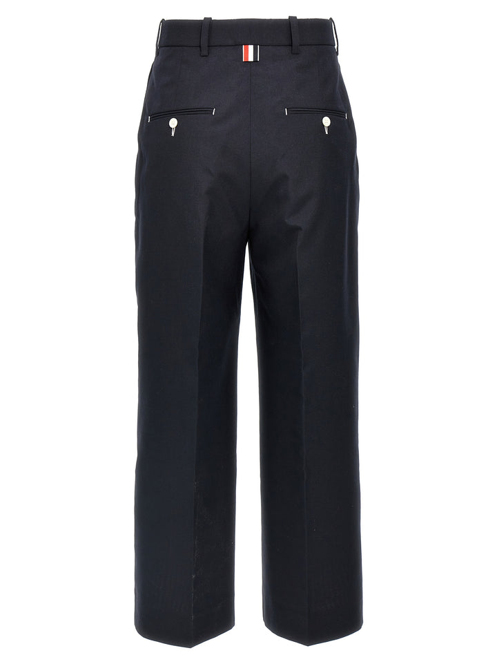 Thom Browne Wool Pantaloni - Blu | d51d84f62e5b22b621582baf527b12e392c32901