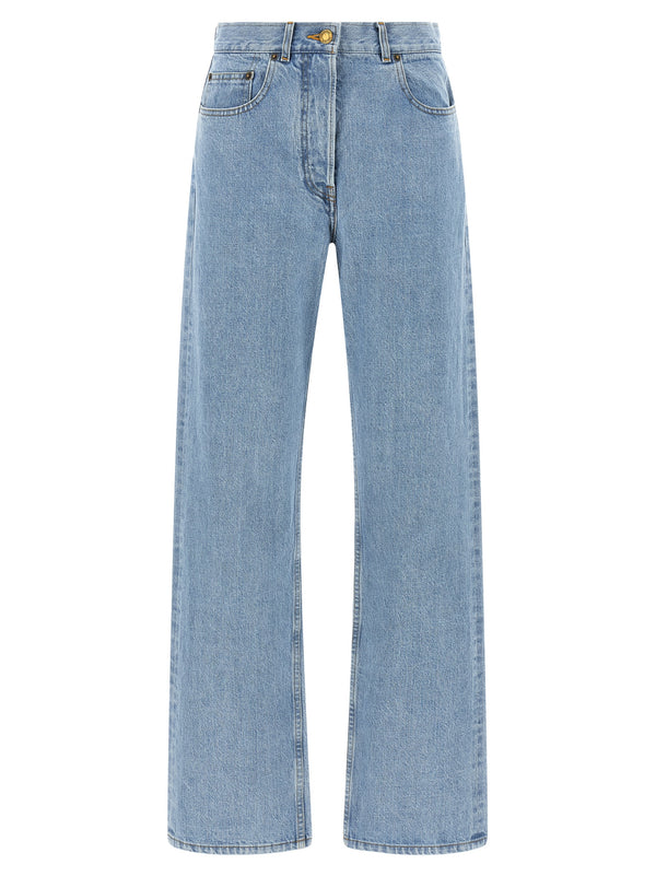 Back Martingale Jeans Celeste