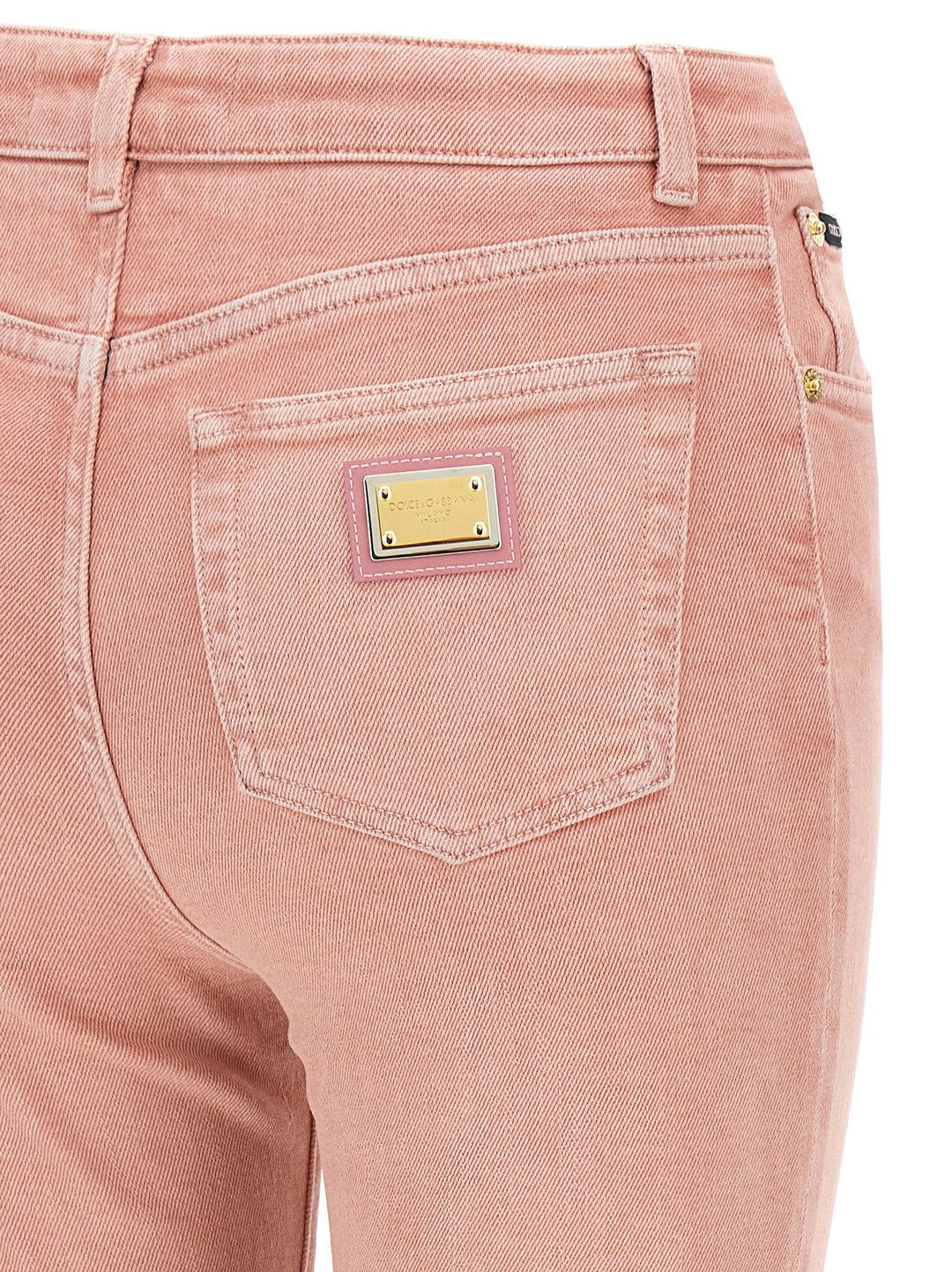 Dolce & Gabbana High Waist Jeans - Rosa | 796e2a04814fc81566ba9593b412137368c53de5