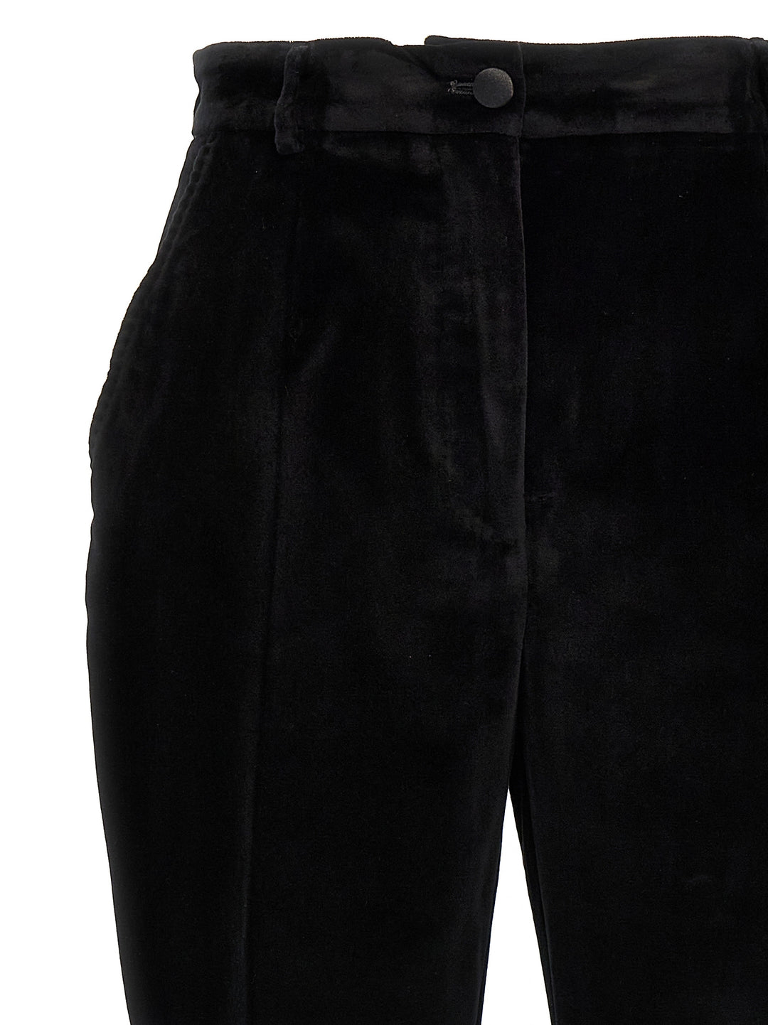 Dolce & Gabbana Velvet Tuxedo Pantaloni - Nero | 1b166ce7d0fac259342aa038f21183a5887c567c