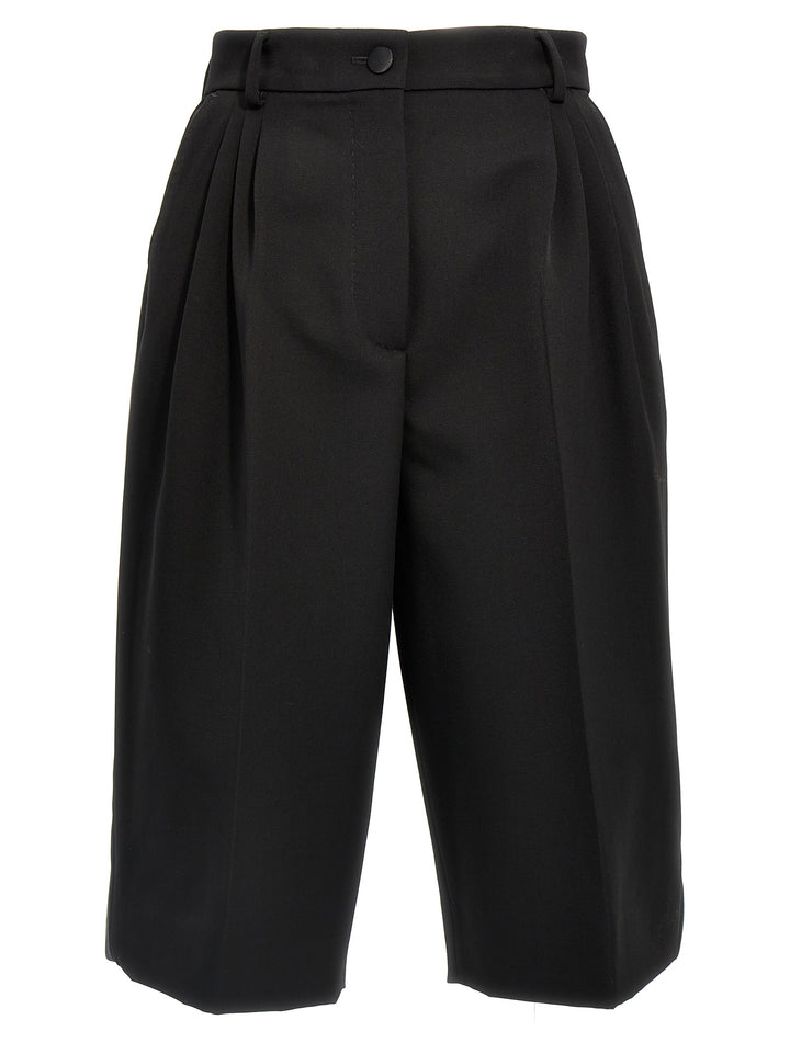 Dolce & Gabbana Tuxedo Bermuda Shorts Bermuda e Short - Nero | 3ce8b5869c4350cd8e65398f08bb21776fbc4c43