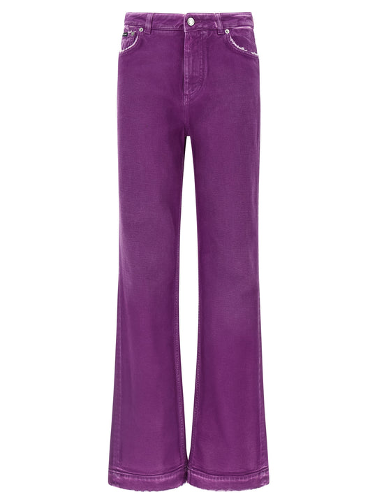 5-Pocket Pantaloni Viola