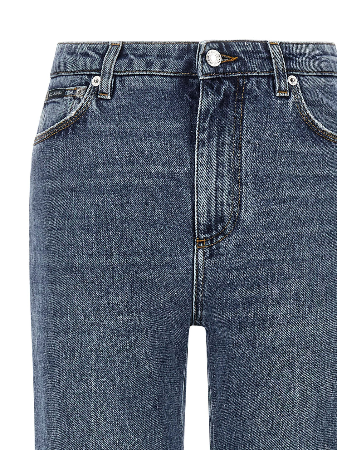 Dolce & Gabbana Logo Tag Jeans - Blu | 4fb1ffe024b7090eca7c5ee3da2503009ed5cb8f
