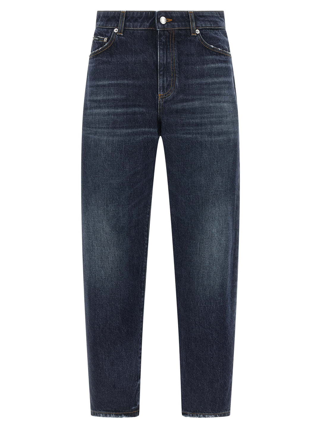 Dolce & Gabbana Logo Tag Jeans - Blu | 63fc4903b8f64a654d7992d27f9641117ae51889