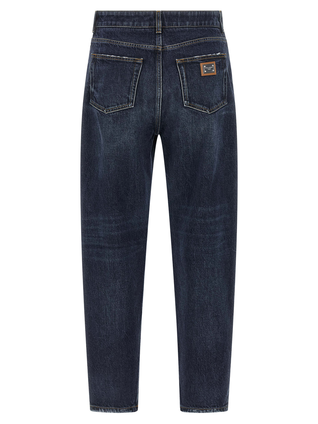 Dolce & Gabbana Logo Tag Jeans - Blu | 714d87c7b0fae24797c0ef046b1c7f565a4f7c4a
