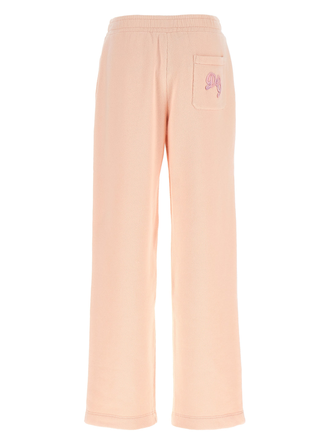 Dolce & Gabbana Logo Embroidery Joggers Pantaloni - Rosa | 27cd09631206b4dd2afb3ce83827cc391ada9852