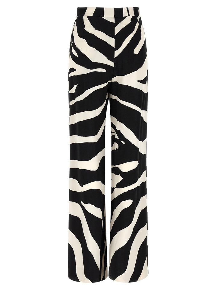 Dolce & Gabbana Zebra Pantaloni - Bianco/Nero | 356820ef0b2f8e1d6343d03d95a8cbe69499064c