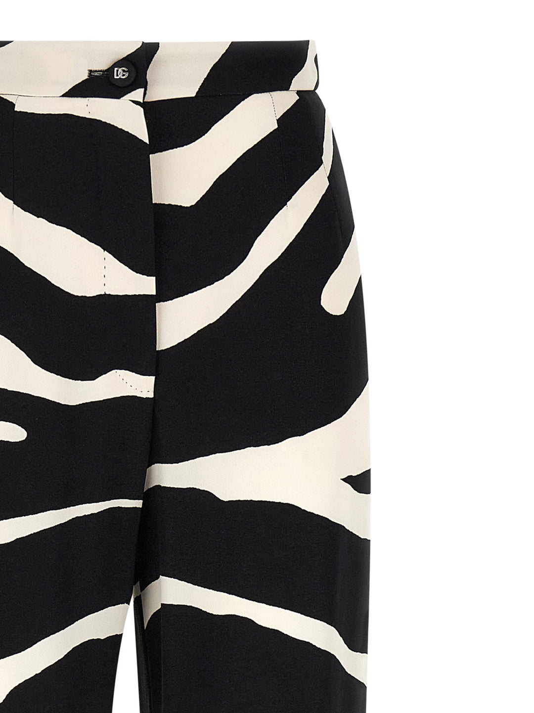 Dolce & Gabbana Zebra Pantaloni - Bianco/Nero | b69870604f9e0fc546316a2184200f2bb82f29cb