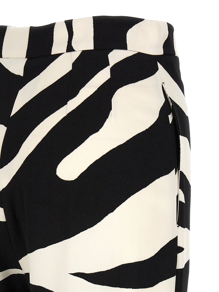 Dolce & Gabbana Zebra Pantaloni - Bianco/Nero | 0af481064dce56cdbbaadf40df5fb08779d0e41d