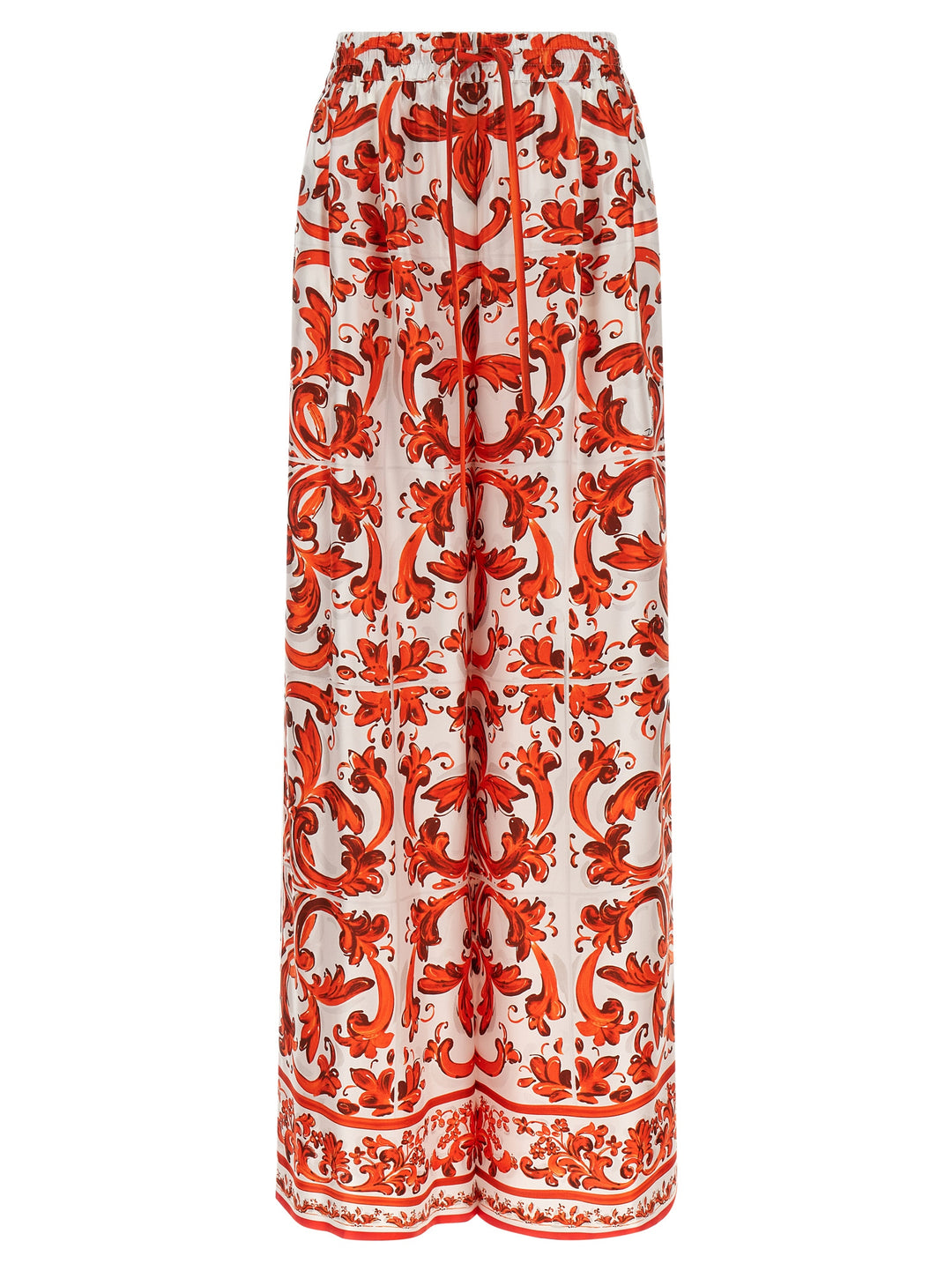 Dolce & Gabbana Maiolica Pantaloni - Arancione | 7f34d3fa80f8bcc7ac4c283b0c68d1fa6dee5d3d