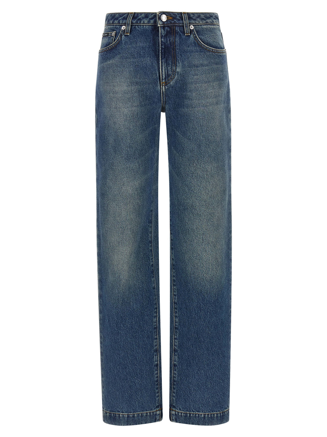 Dolce & Gabbana Logo Tag Jeans - Blu | 63779213f2d6c61e397f45b203813dc47284f0c1