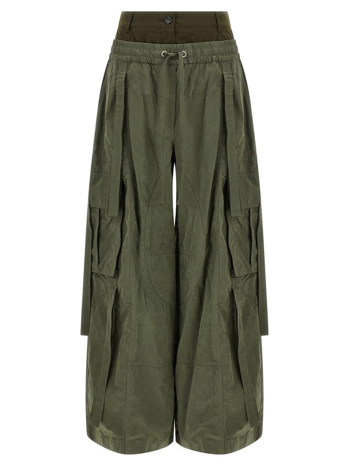 Dolce & Gabbana Double Layer Cargo Pantaloni - Verde | be4fb972d9f3e529e9795b1800bb97a2817196be
