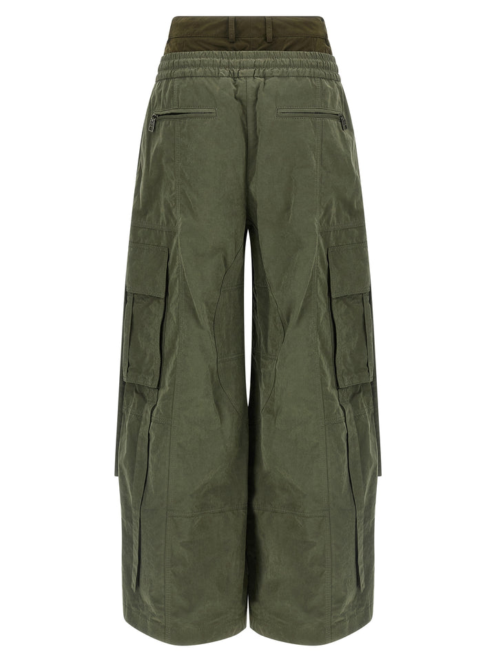 Dolce & Gabbana Double Layer Cargo Pantaloni - Verde | c0454ce7b9c520573a287efadaf8bc10a5dc47dc