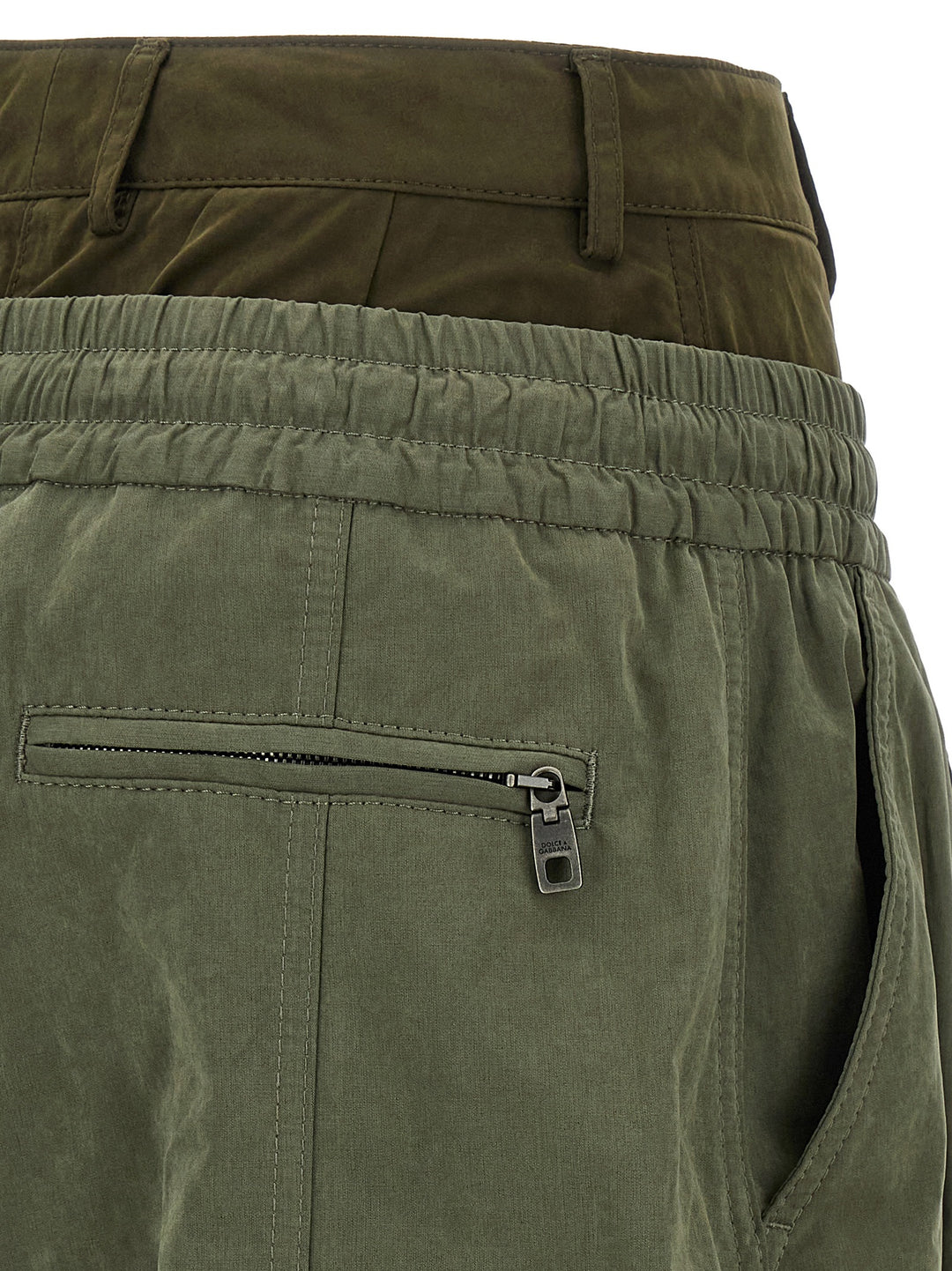Dolce & Gabbana Double Layer Cargo Pantaloni - Verde | 590d781c8ed86e2c7fb4080a9b60fda1c431729c
