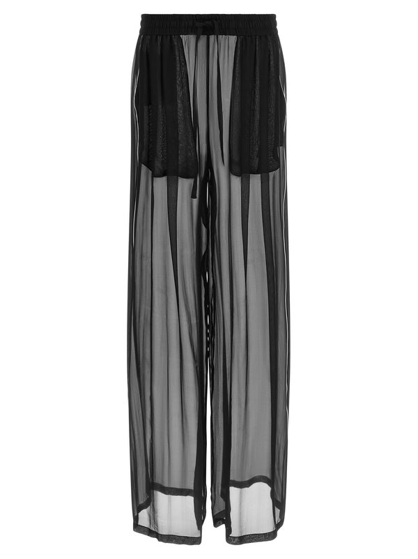 Chiffon Pantaloni Nero