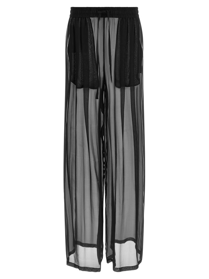 Dolce & Gabbana Chiffon Pantaloni - Nero | fc3d5998623a41bb50f7f963e9c06edc28f655c1