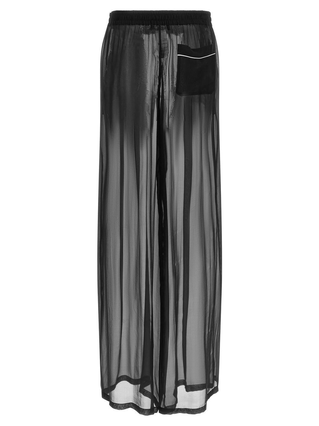 Dolce & Gabbana Chiffon Pantaloni - Nero | 23fa20fa6307b0e24e027946808895e3b5a848d4