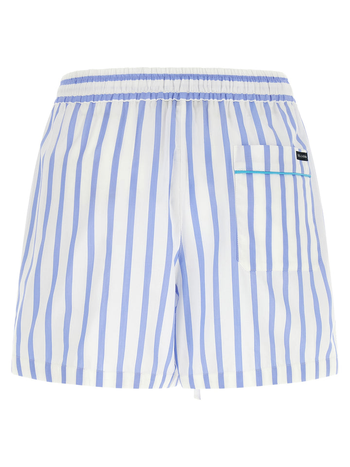 Dolce & Gabbana Striped Bermuda Shorts Bermuda e Short - Celeste | 7c4f658232560273446abc54ab4be374ac5b73ba