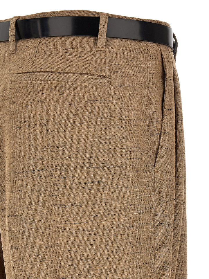 Dolce & Gabbana Tweed Effect Trousers Pantaloni - Beige | 8de6cdbf7a268b70aa135062cb30249261a9d278