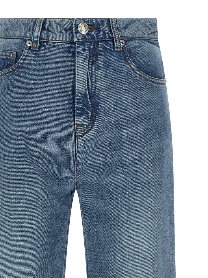 Ami Paris Flared Leg Jeans - Celeste | 3fb21042e752b10bd8ac8446019dad15cb1909ba