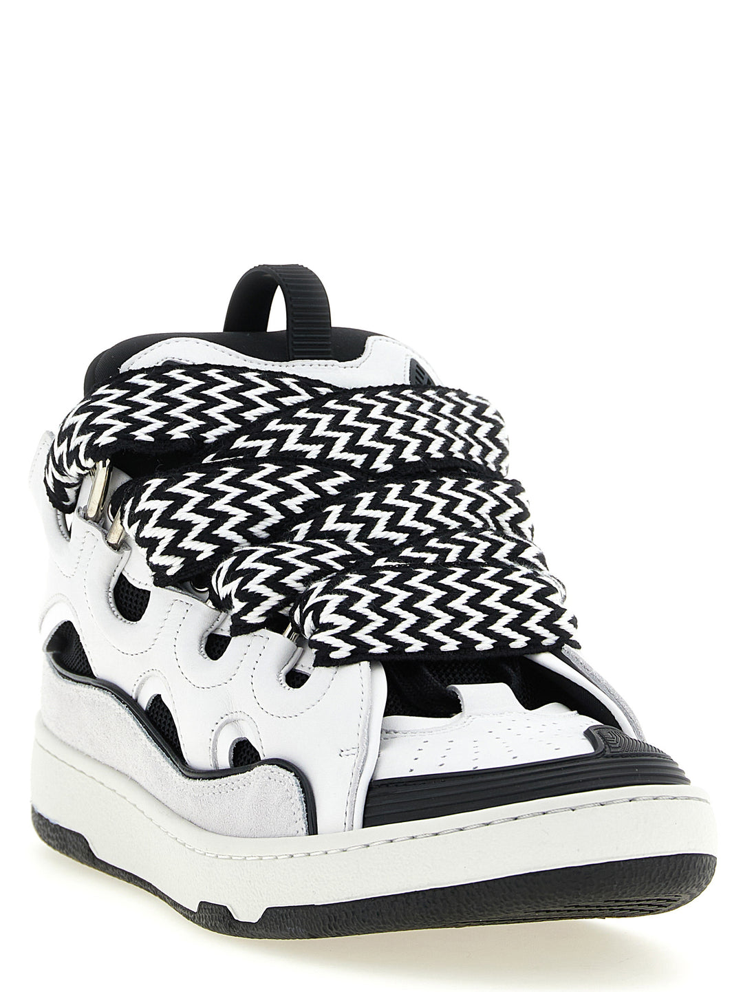 Lanvin Curb Sneakers - Bianco/Nero | 8ce9e3f213f4355a7e37a0e662e59edf9203a0da