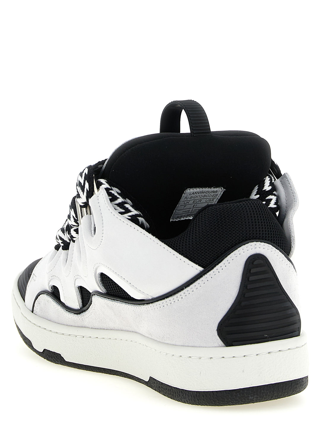 Lanvin Curb Sneakers - Bianco/Nero | 386d48f6df164de7060cd475ed5452e6be04efd0