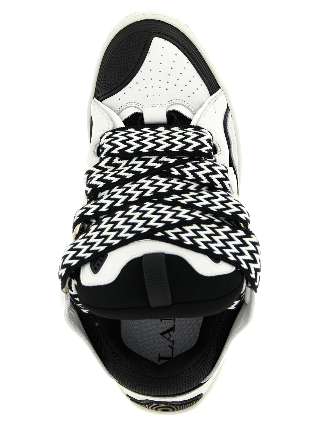 Lanvin Curb Sneakers - Bianco/Nero | f9fcdfb288d8ff42aacdd4f061ccb7ffbf418a02