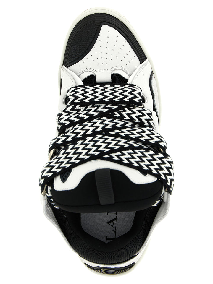 Lanvin Curb Sneakers - Bianco/Nero | f9fcdfb288d8ff42aacdd4f061ccb7ffbf418a02