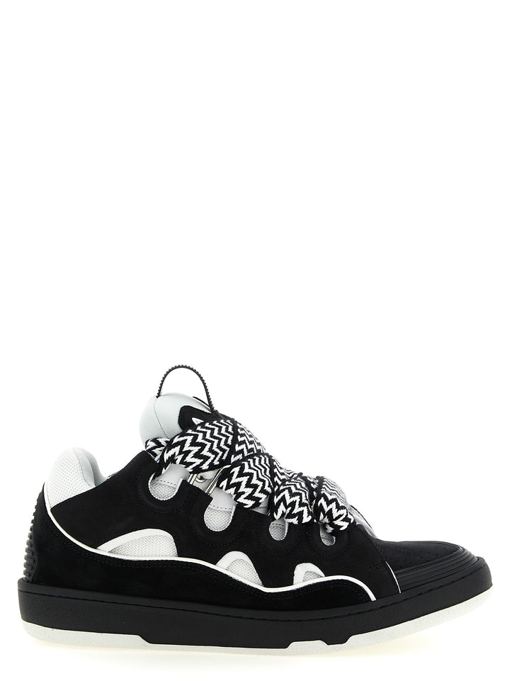 Lanvin Curb Sneakers - Bianco/Nero | a2f51c588fda5eb043e2e9e026a0a6c1892b367b