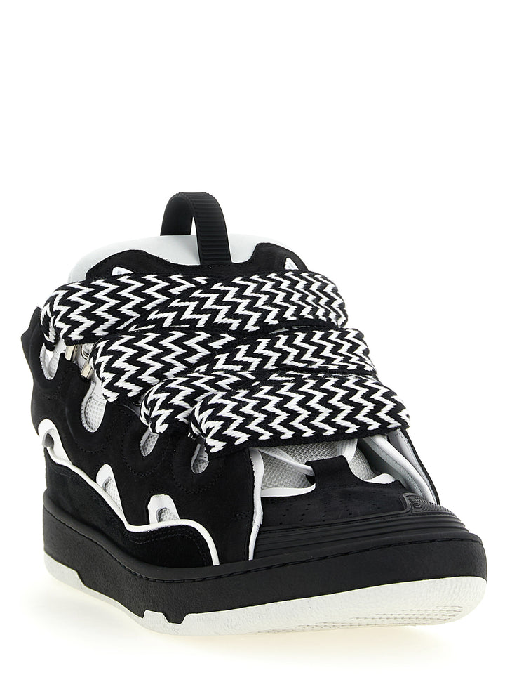 Lanvin Curb Sneakers - Bianco/Nero | 8b938b414e304194c1e3418f13d8af6f25ef696e