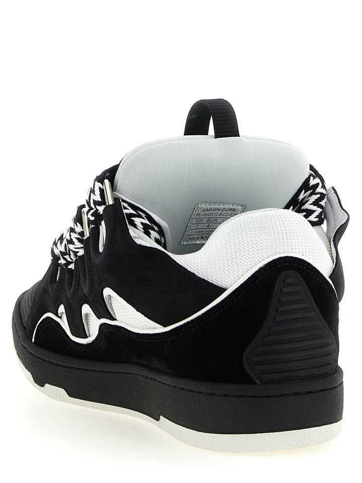 Lanvin Curb Sneakers - Bianco/Nero | 56e34eeec782f6cb5d8d4f036d0cff02e0db0fbd