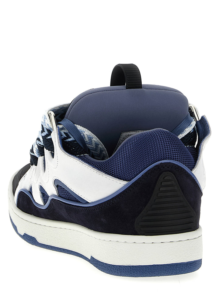 Lanvin Curb Sneakers - Blu | e4bd01ebef9001aaad4763fae042e4338e2b5005