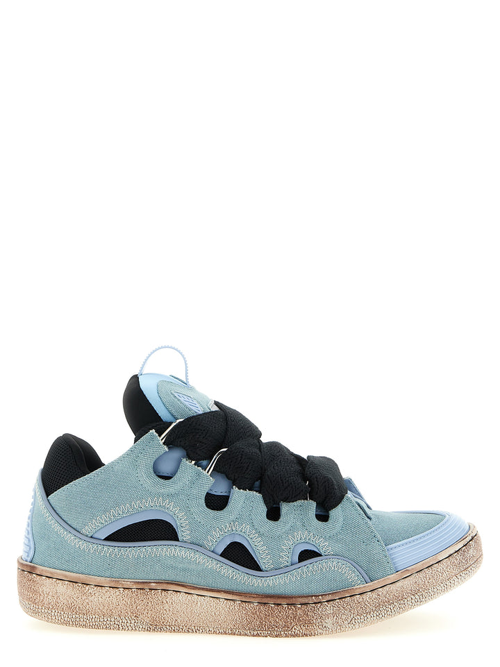 Lanvin Curb Sneakers - Celeste | faf3f1d080f163f317717be3d6c0f651681a0ed4