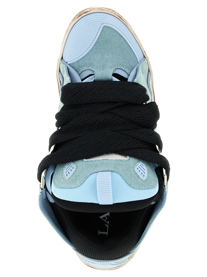 Lanvin Curb Sneakers - Celeste | 9d02724a11bd86c25894e56c088d692af94334e0