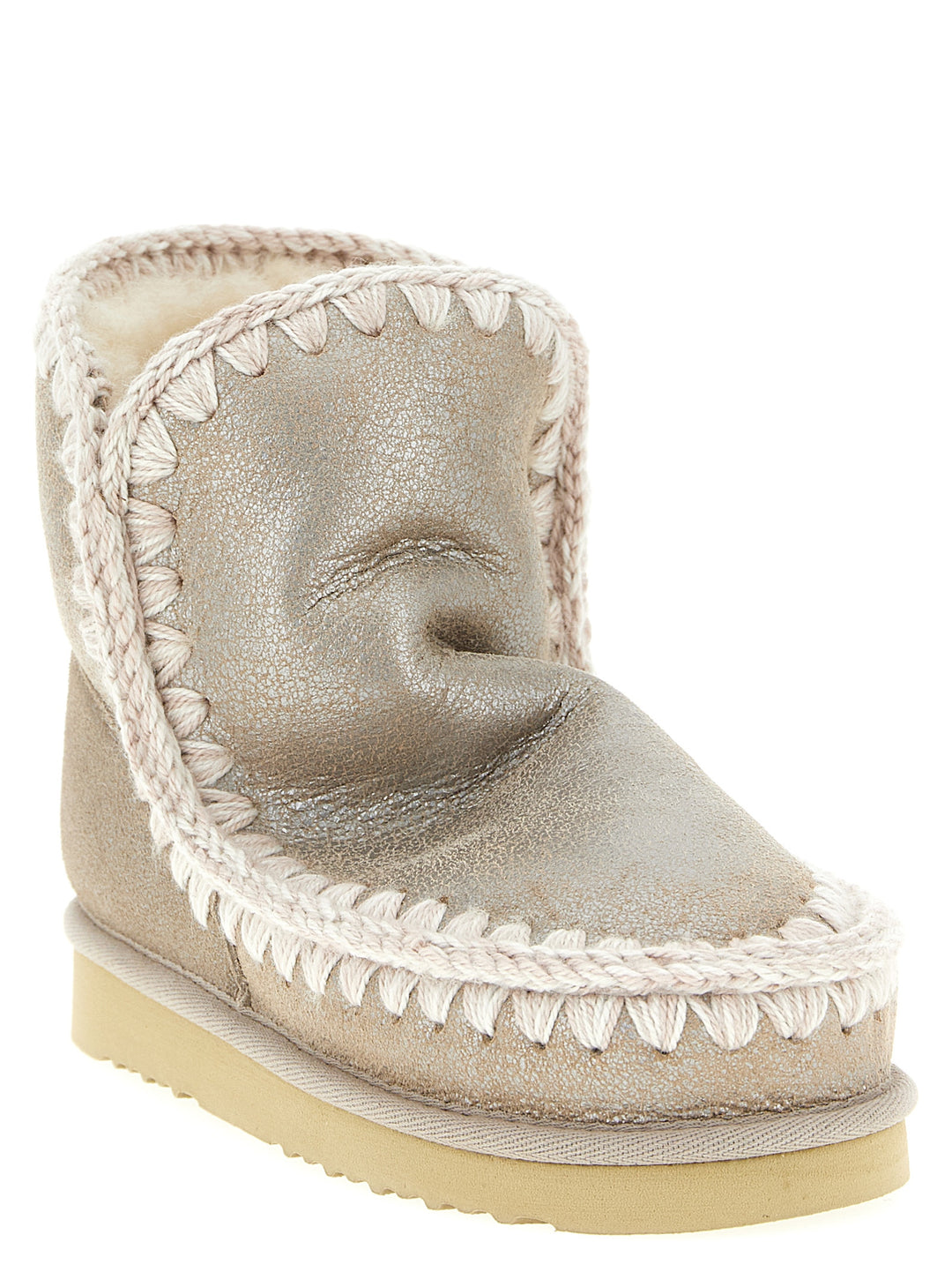 Mou Eskimo 18 Special Leather Stivali e Stivaletti - Silver | a71f47258d42d26426e7718d304beb9f6b6a3789