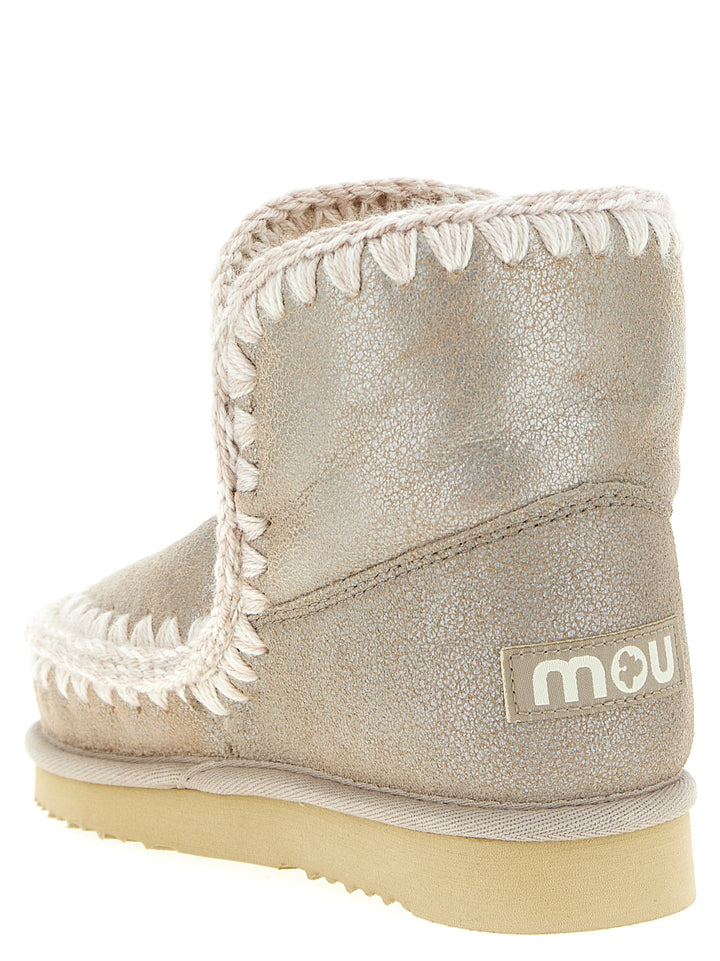Mou Eskimo 18 Special Leather Stivali e Stivaletti - Silver | 0ccfafb7abc8de2a6d8d68efeb570ebaeea0466a