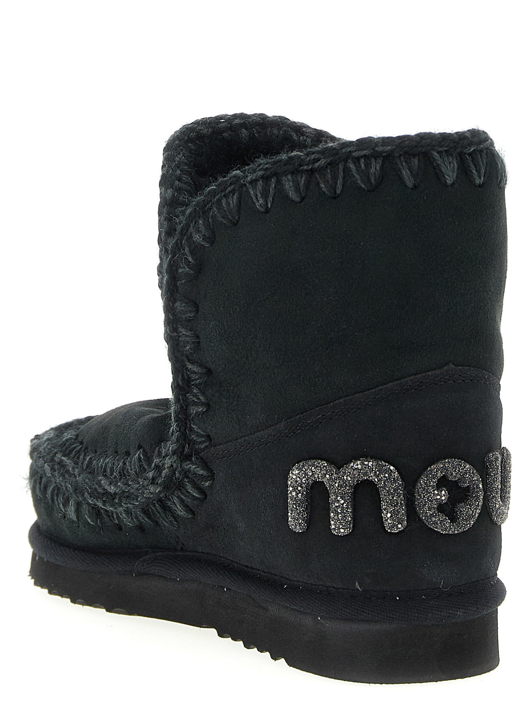 Mou Eskimo 18 Glitter Logo Stivali e Stivaletti - Nero | 90c5e071fe66265bed7ad2b859edb6a59ee73fae