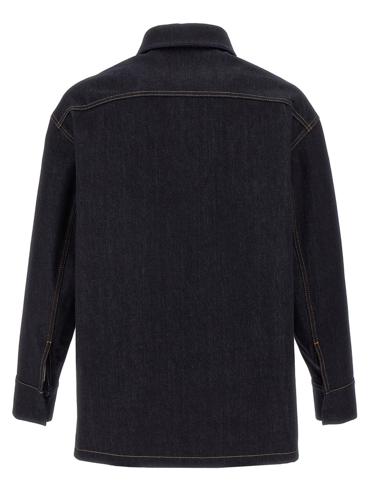 Fendi Saddlery Jacket Puffer Jackets - Blu | db3b901b0c7964a87343e58cd7b7c82e81f9b2f6