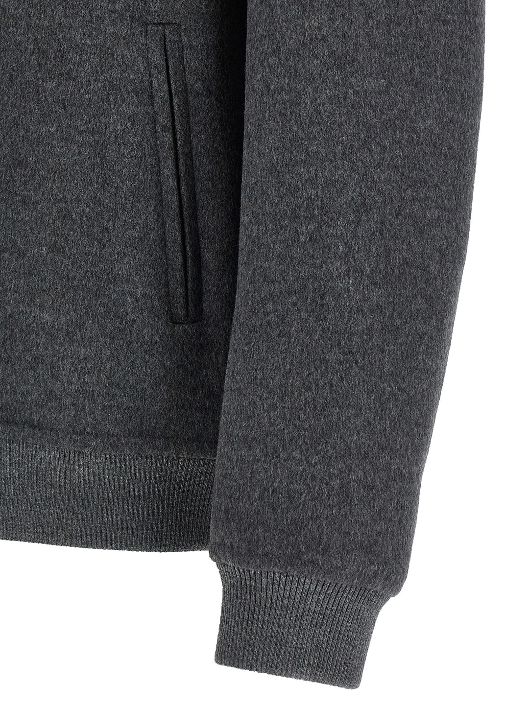 Fendi Wool Blouse Puffer Jackets - Grigio | 0ba4ddb6d17eba7c721f4c1a9859cc3f8e18bf12