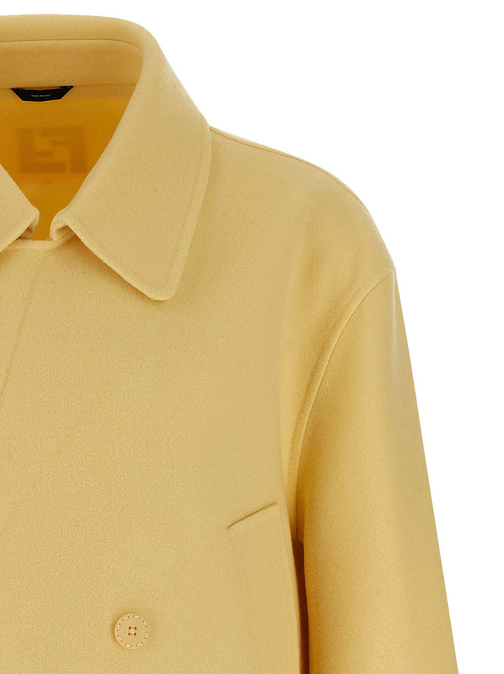 Fendi Caban Coat Trench e Impermeabili - Giallo | 4a98ae1bc77f35bc0ae892364ea58dea190dbfc9