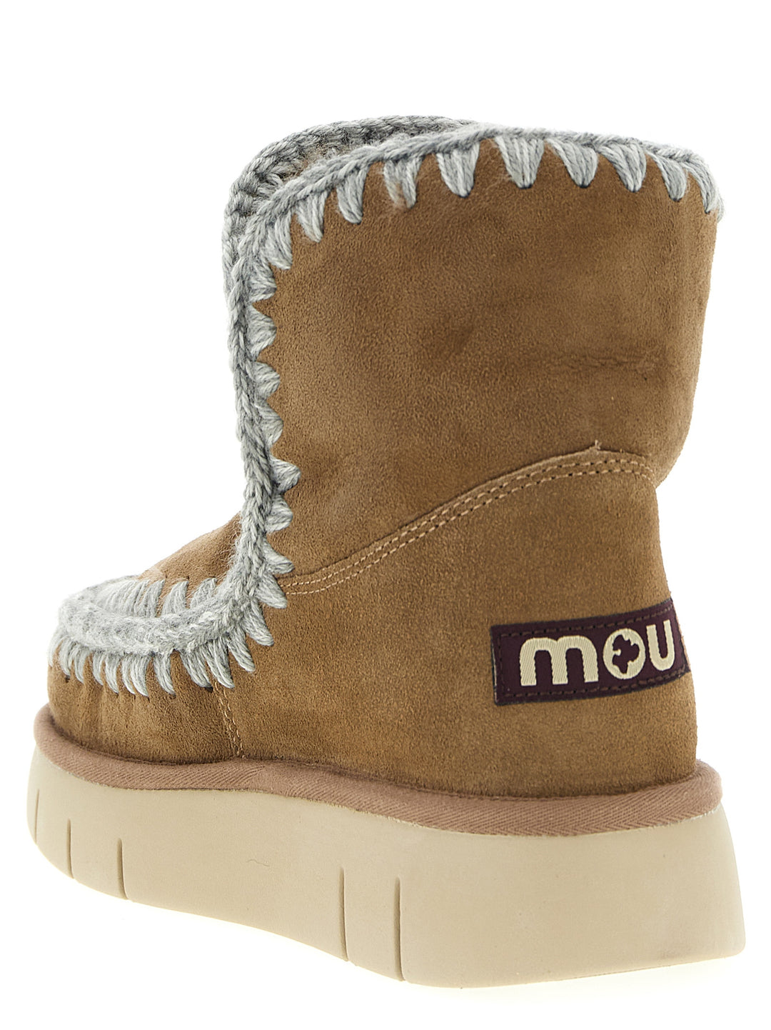 Mou Eskimo 18 Bounce Suede Stivali e Stivaletti - Beige | 50e906cb699028982d79c9a9d96452b92d2efe2f