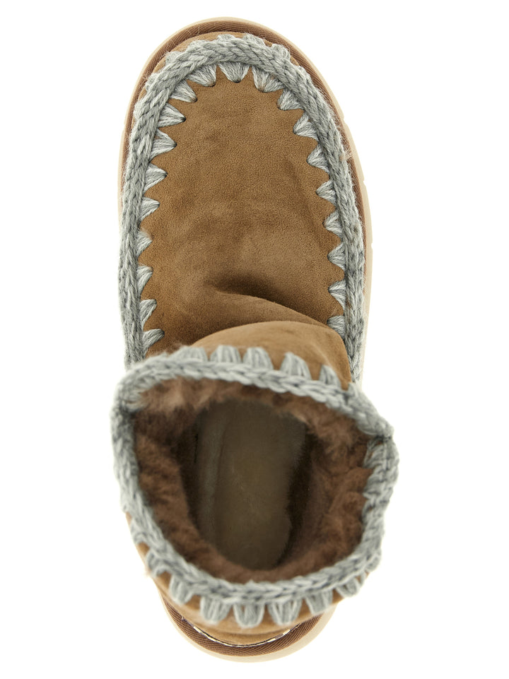 Mou Eskimo 18 Bounce Suede Stivali e Stivaletti - Beige | 6f82178944a52772c80034b1c5496b5bcb218fa6