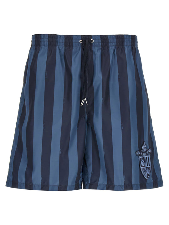 Fendi Crest Beachwear Blu