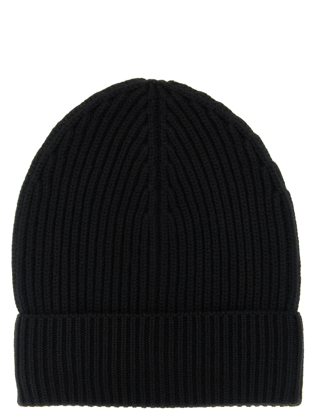 Dolce & Gabbana Wool And Cashmere Beanie Cappelli - Nero | 3e12db11d5c8e2fdc646e33dab4781e7269ed9d4