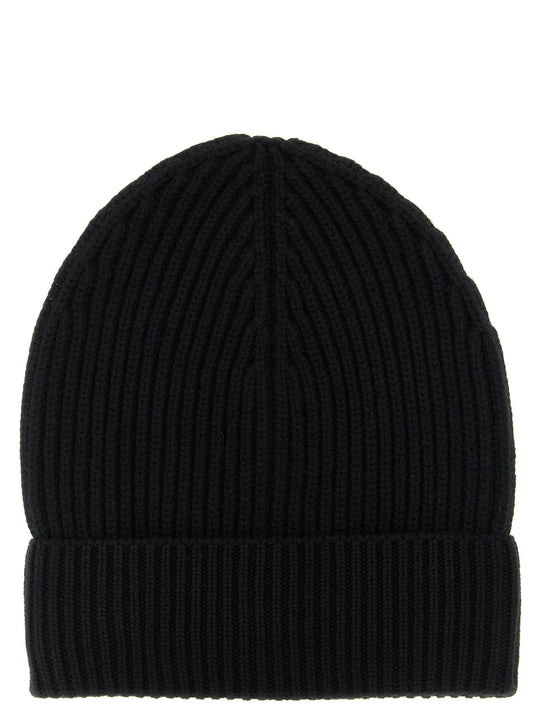 Wool And Cashmere Beanie Cappelli Nero