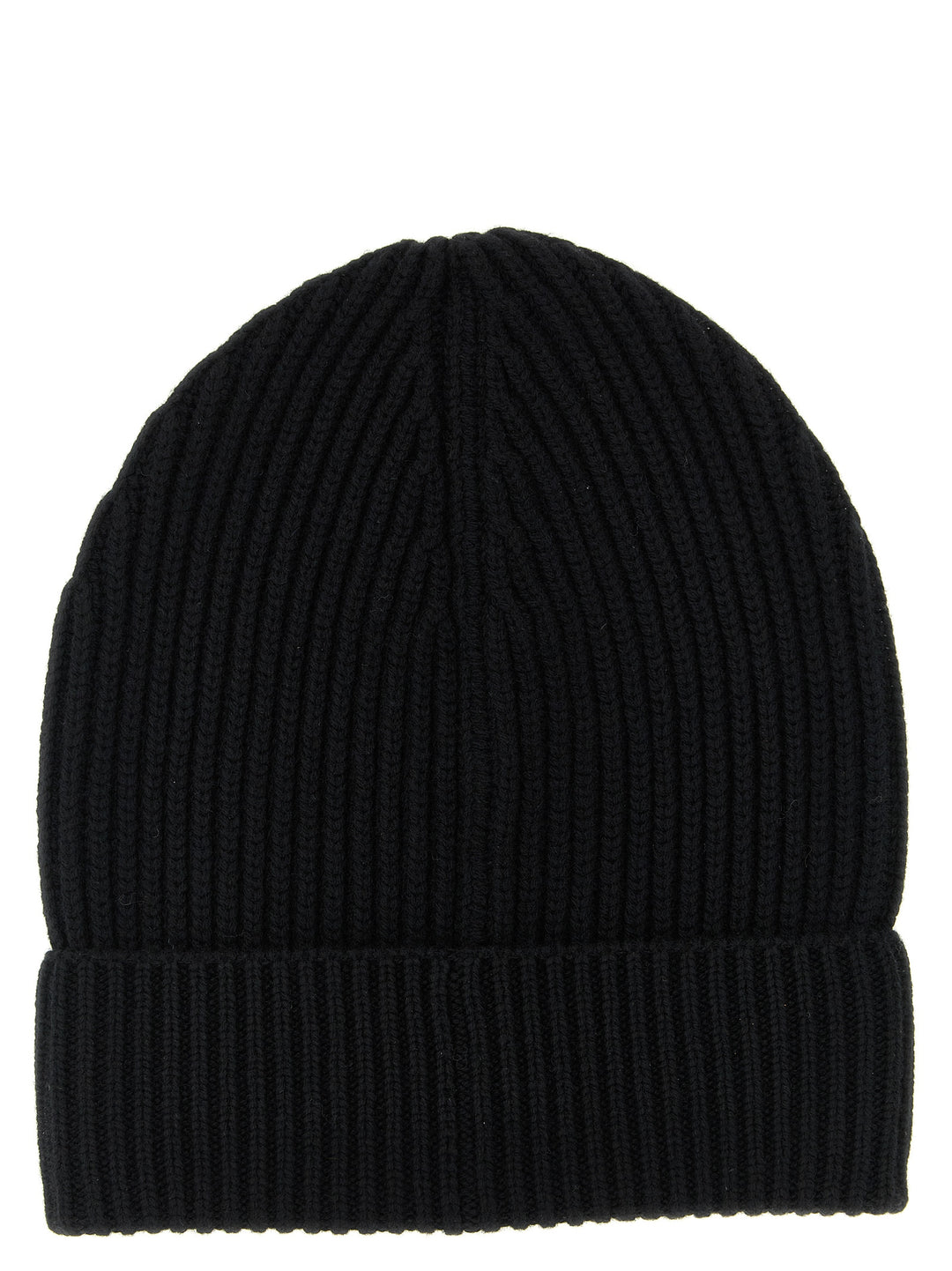 Dolce & Gabbana Wool And Cashmere Beanie Cappelli - Nero | 43a3ae5de0061a0c563a03d63d9c902a8b106d2d