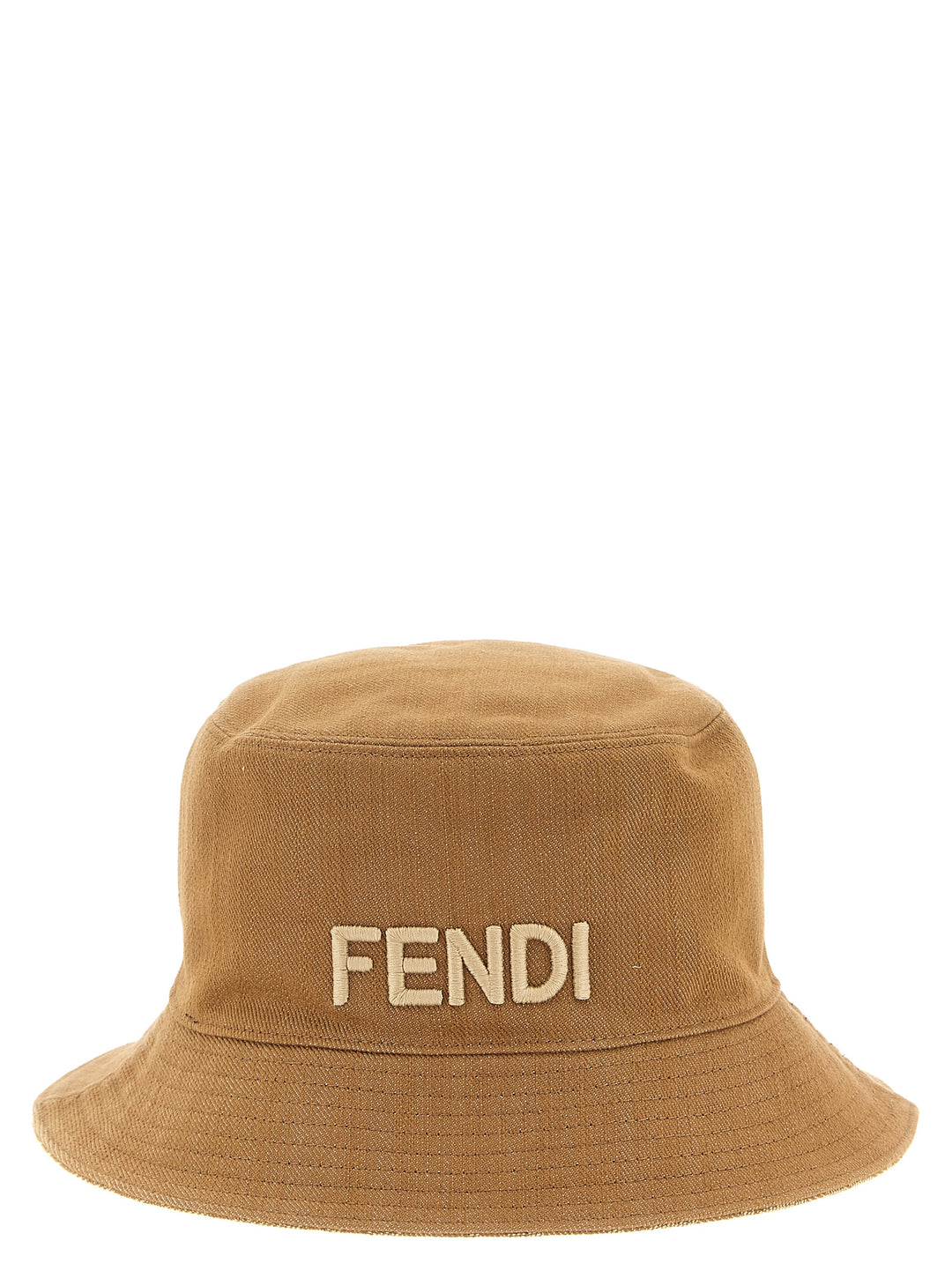 Fendi Reversible Bucket Hat Cappelli - Marrone | 5c966a83aa5efcfe9de92d79853eec640f084268