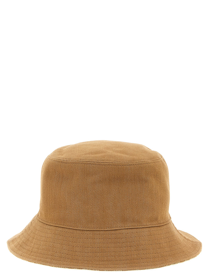 Fendi Reversible Bucket Hat Cappelli - Marrone | 384b02265119996a400c198b9dd60ebedfb1c31c